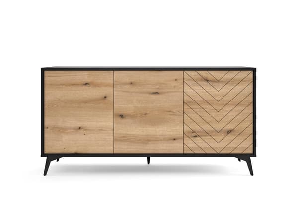 FURNLUX LIPASTO TIMANTTI BEIGE & MUSTA 154CM