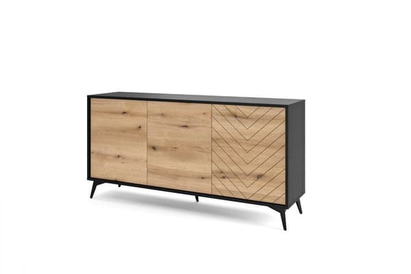 FURNLUX LIPASTO TIMANTTI BEIGE & MUSTA 154CM