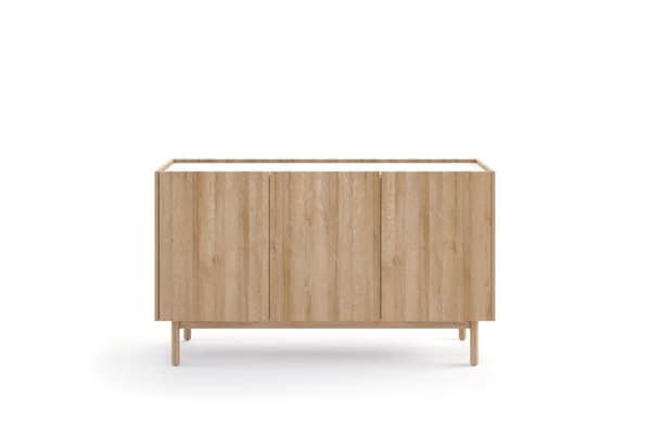 FURNLUX SKÄNK BOHO BEIGE & VIT 144CM