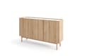 Miniatyrbild 1 av 5: FURNLUX SKÄNK BOHO BEIGE & VIT 144CM
