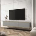 Pikkukuva 2 / 3: FURNLUX TV-TELINE ORO HARMAA & KULTA 175CM