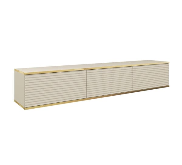 FURNLUX TV-BORD ORO MDF BEIGE & GULD 175CM