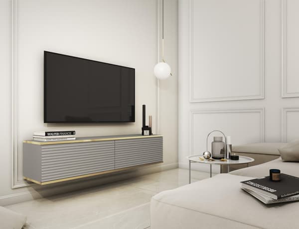FURNLUX TV-TELINE ORO MDF HARMAA & KULTA 135CM