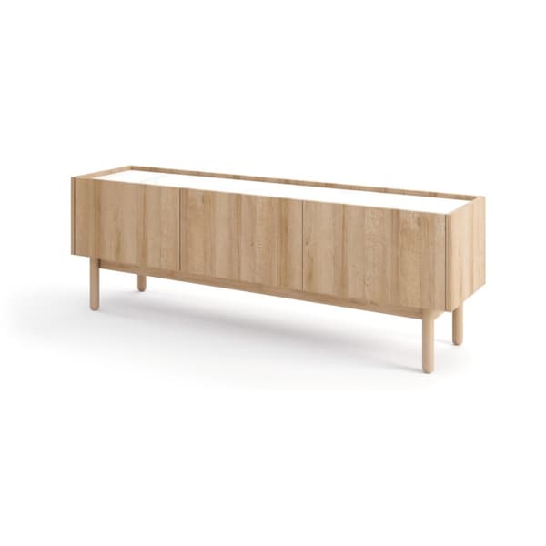 FURNLUX TV-BORD BOHO BEIGE & HVID 144 CM