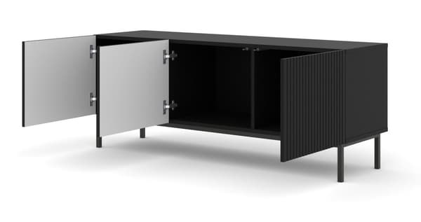 FURNLUX TV-BÄNK RAVENNA B SVART 150CM