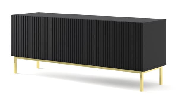 FURNLUX TV-TELINE RAVENNA B MUSTA & KULTA 150CM
