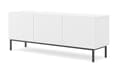 Miniatyrbillede 1 af 3: FURNLUX TV-BORD RAVENNA B HVID & SORT 150CM
