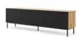 Miniatyrbillede 1 af 3: FURNLUX TV-BORD RAVENNA B BEIGE & SORT 200CM