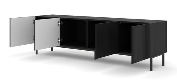 FURNLUX TV-BÄNK RAVENNA B SVART 200CM