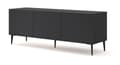 Miniatyrbild 1 av 3: FURNLUX TV-BÄNK RAVENNA C SVART & GLANSIG SVART 150CM