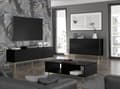 Pikkukuva 4 / 5: FURNLUX TV-TELINE RAVENNA C MUSTA & KIILTÄVÄ MUSTA & KULTA 200CM