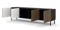 Miniatyrbillede 2 af 5: FURNLUX TV-BORD RAVENNA F SORT & BEIGE 200CM