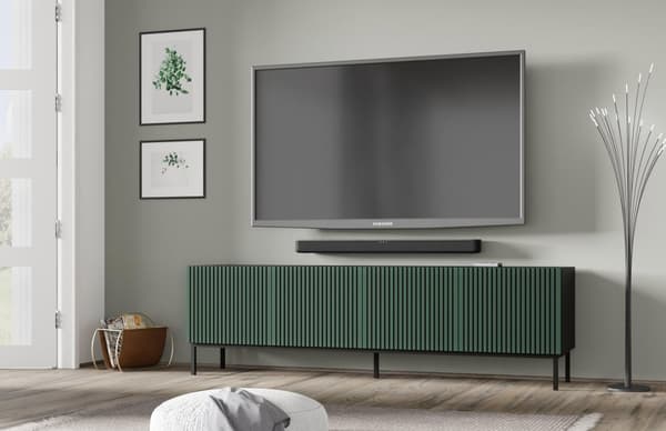 FURNLUX TV-TELINE RAVENNA F MUSTA & TUMMANVIHREÄ 200CM