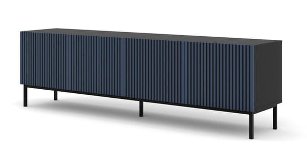 FURNLUX TV-TELINE RAVENNA F MUSTA & SININEN 200CM