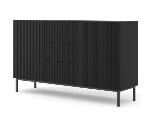 FURNLUX SKÄNK RAVENNA B SVART 150CM