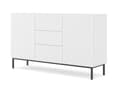 Pikkukuva 1 / 3: FURNLUX SIVUPÖYTÄ RAVENNA B VALKOINEN & MUSTA 150CM