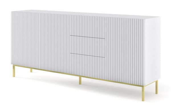 FURNLUX LIPASTO RAVENNA B VALKOINEN & KULTA 200CM