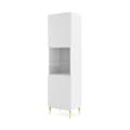 Pikkukuva 1 / 3: FURNLUX VITRIINI RAVENNA B VALKOINEN & KULTA 60CM