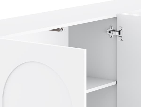 FURNLUX SKÄNK ARCO VIT 100CM