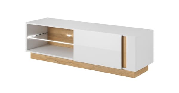 FURNLUX TV-STATIV ARKAD VIT 139CM