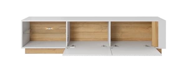FURNLUX TV-TELINE ARCADE VALKOINEN 188CM
