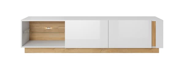 FURNLUX TV-TELINE ARCADE VALKOINEN 188CM