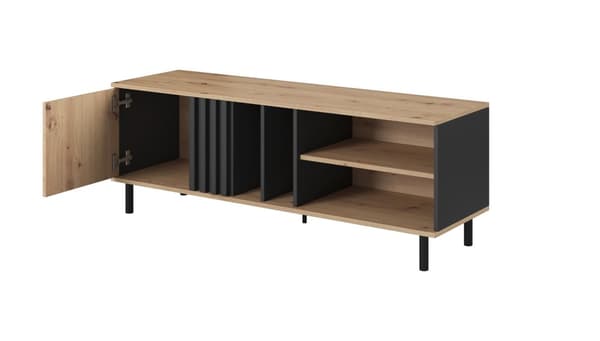 FURNLUX TV-BÄNK MADIS BEIGE & SVART 139CM