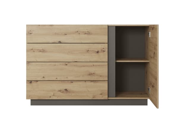 FURNLUX SKÄNK ARCADE GRAFIT 139CM