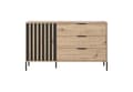 Pikkukuva 3 / 5: FURNLUX LIPASTO TALLY BEIGE & MUSTA 138CM