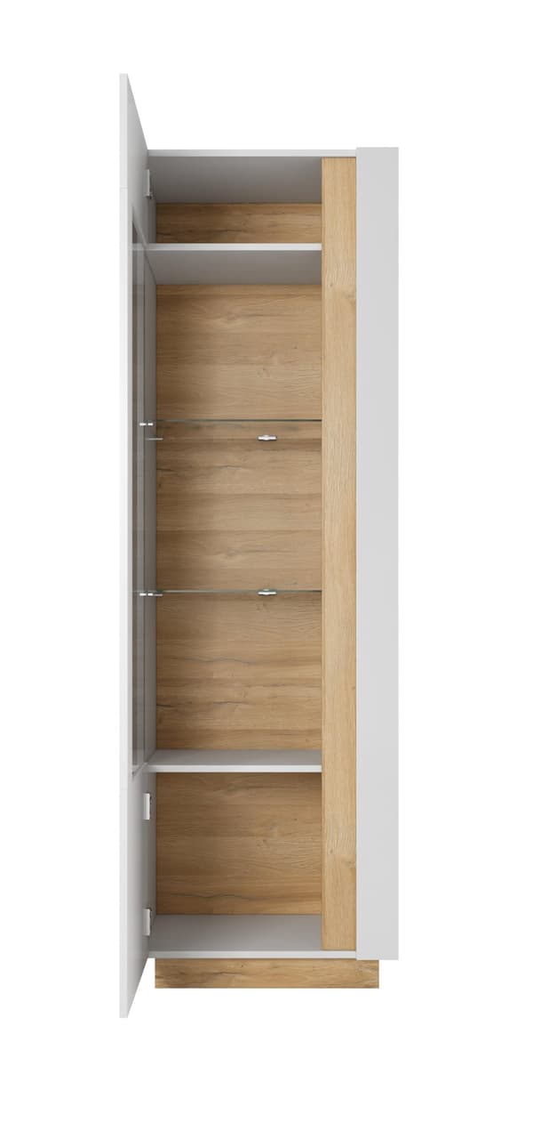 FURNLUX VITRIINI ARCADE VALKOINEN 60CM