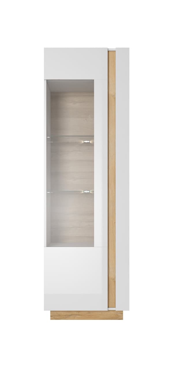 FURNLUX VITRIINI ARCADE VALKOINEN 60CM