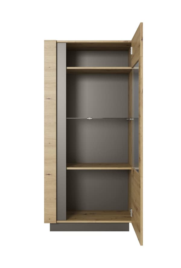 FURNLUX VITRINSKÅP ARCADE BEIGE 72CM