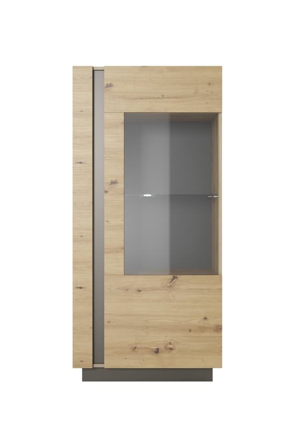FURNLUX VITRINSKÅP ARCADE BEIGE 72CM