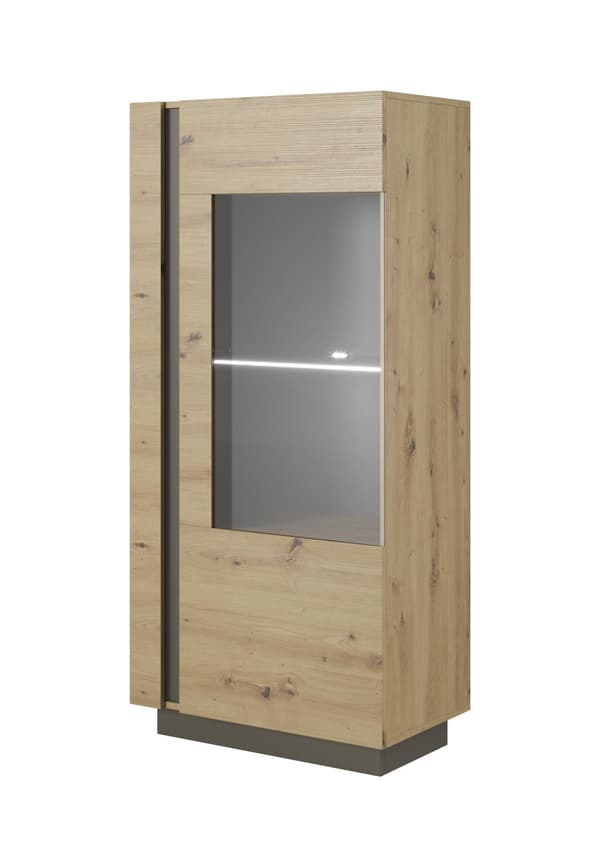 FURNLUX VITRINSKÅP ARCADE BEIGE 72CM