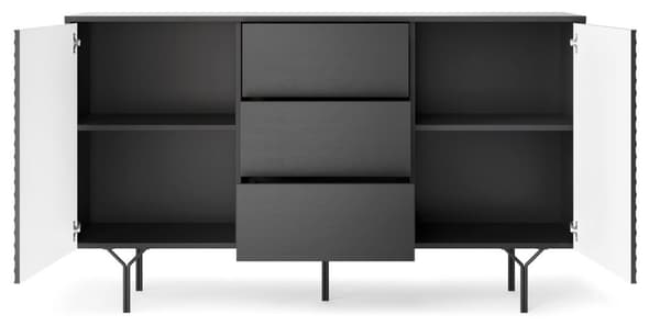 FURNLUX SKÄNK RAVEN SVART 144CM