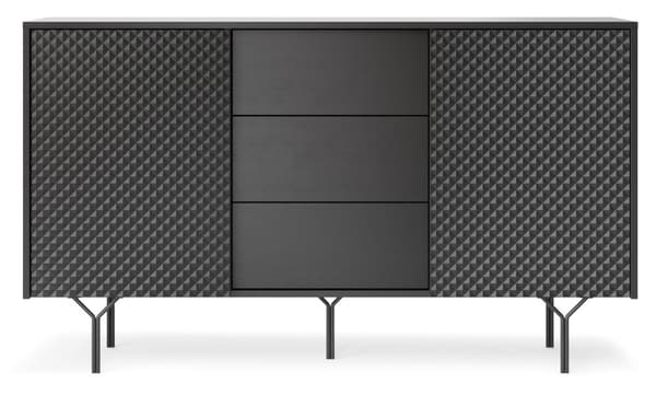 FURNLUX SKÄNK RAVEN SVART 144CM