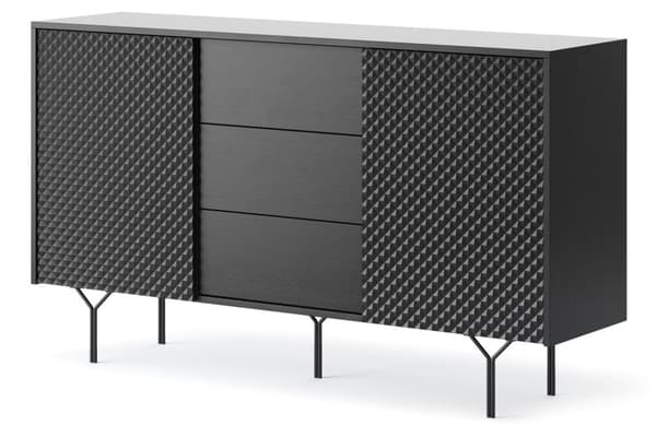 FURNLUX SKÄNK RAVEN SVART 144CM