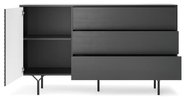 FURNLUX LIPASTO KORPPI MUSTA 144CM