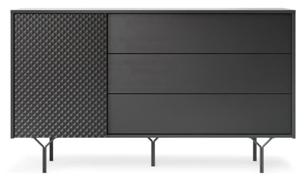 FURNLUX LIPASTO KORPPI MUSTA 144CM