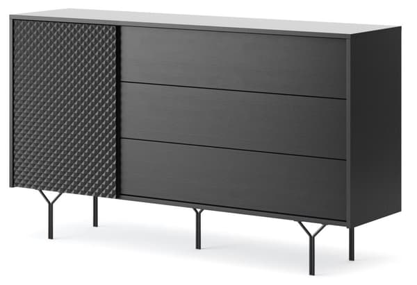 FURNLUX LIPASTO KORPPI MUSTA 144CM