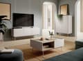 Miniatyrbild 5 av 6: FURNLUX TV-STATIV FÄRG BEIGE 144CM
