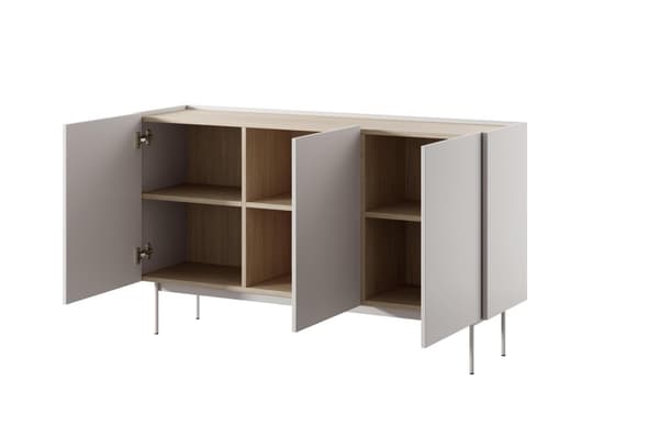 FURNLUX SKÆNK FARVE BEIGE 144CM