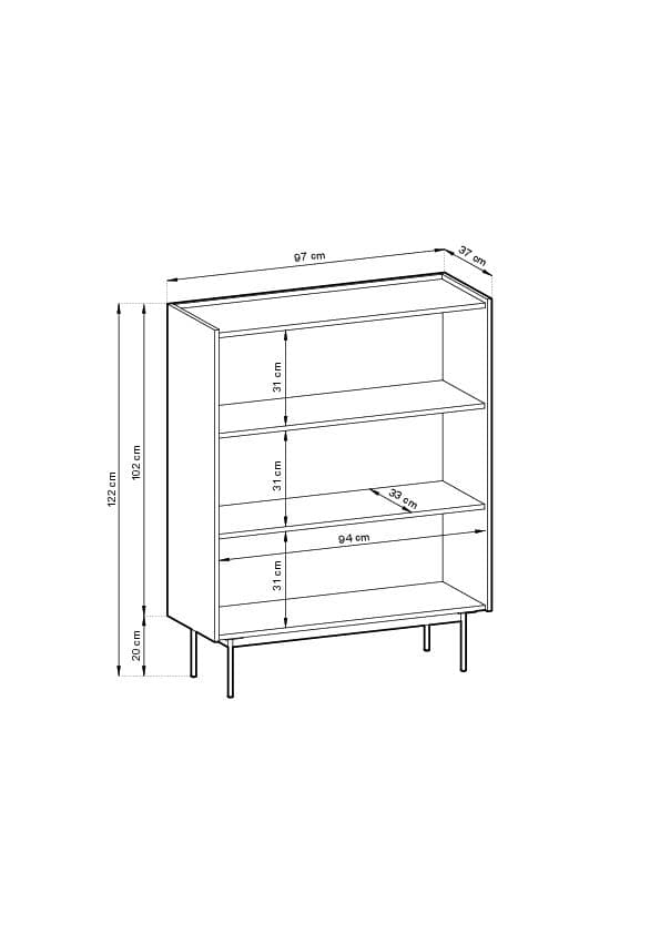 FURNLUX LIPASTO VÄRI BEIGE 97CM