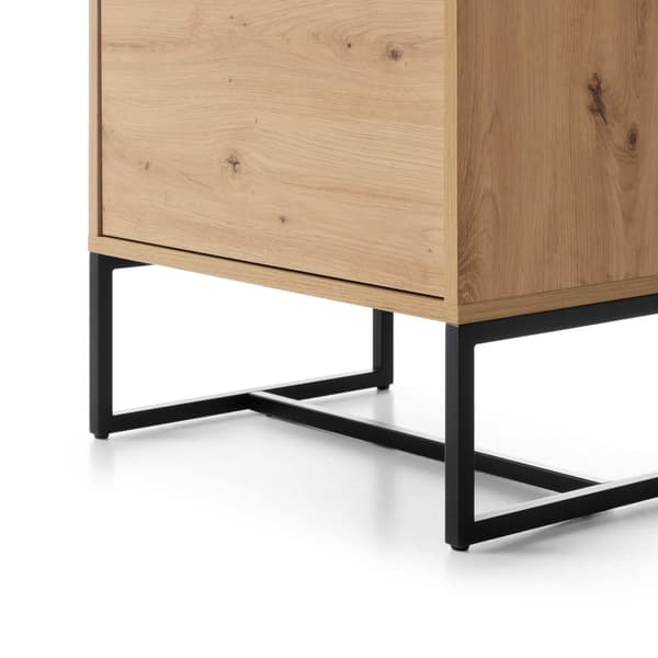 FURNLUX VITRINSKÅP BÄRNSTEN EK LJUS 53CM