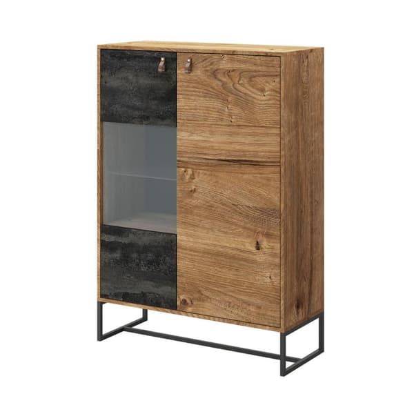 FURNLUX VITRIINI TUMMA TAMMI & GRAFIITTI 93CM