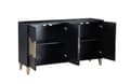 Pikkukuva 3 / 3: FURNLUX LIPASTO STILIG MUSTA & KULTA 150CM
