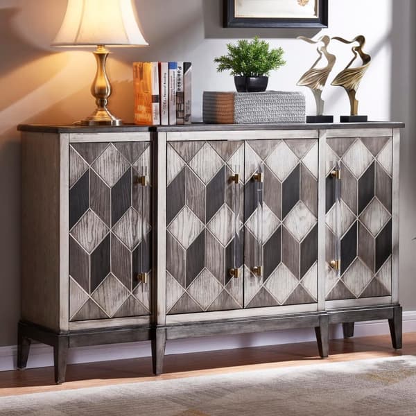 FURNLUX SKÄNK STILIG GRÅ 152CM