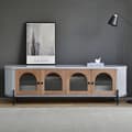 Miniatyrbild 6 av 6: FURNLUX TV-STATIV STILIG LJUSGRÅ 200CM