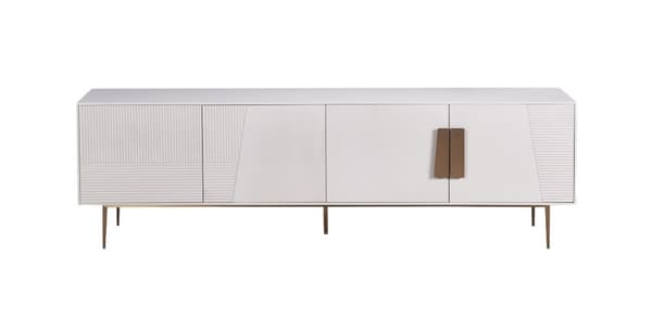 FURNLUX TV-BORD STILIG VIT 200CM