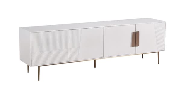 FURNLUX TV-BORD STILIG VIT 200CM